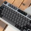 Mintcaps Set de taste Negru Gri 150 de taste Profil MSA Double Shot Taste personalizate pentru switch-uri Cherry MX Gateron Kailh Box