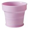 ISETO Folding Gargle Cup UGAI Cup Pink Berry 120ml Portable Travel Cup with Antimicrobial Case I-602
