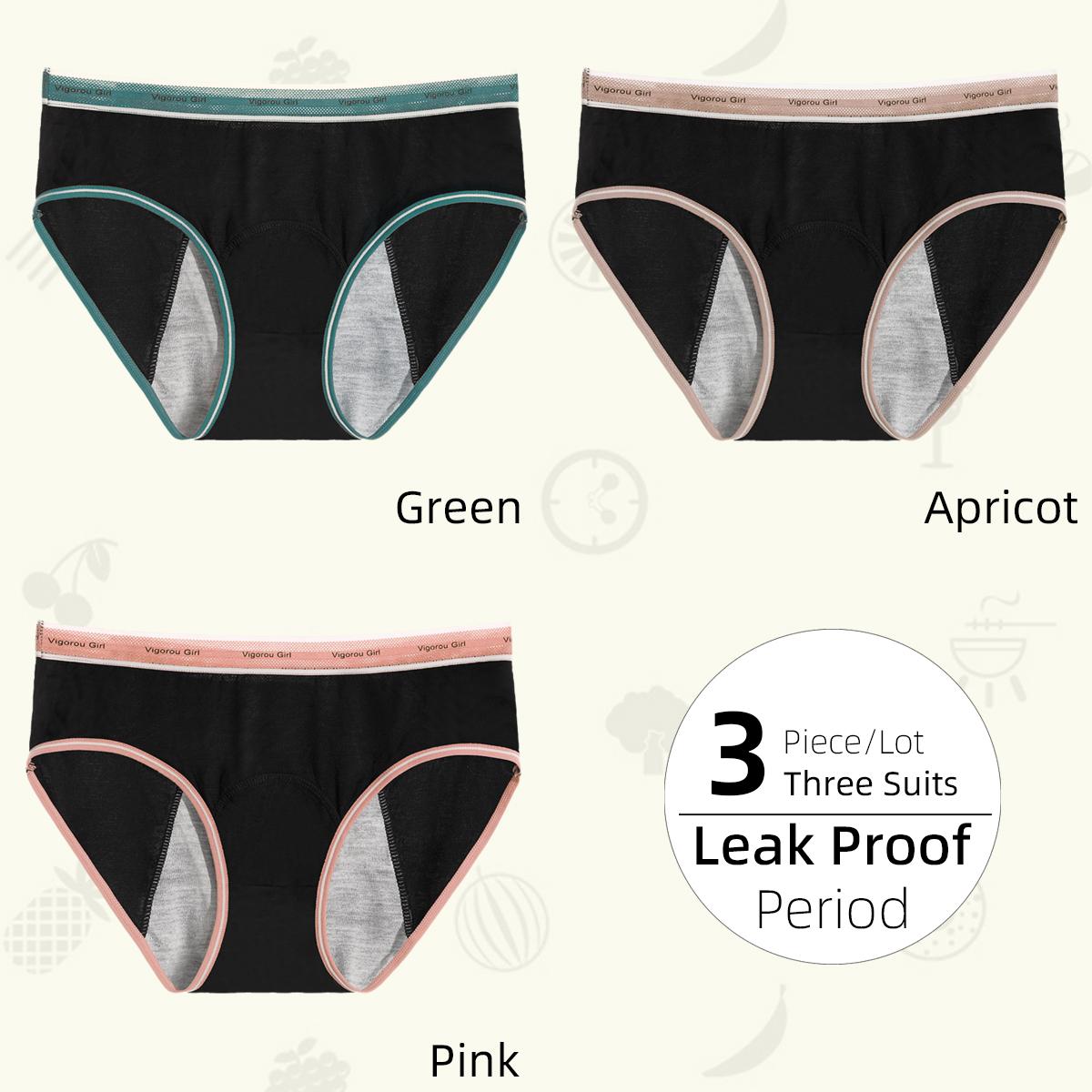 

1/3 шт. Женские трусики со средней талией, 3-слойные герметичные гигиенические трусы, женское физиологическое нижнее белье, удобные трусы для менструации S