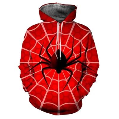 Men Women Kids 3D Art Print Classic Hoodies New Personalized Spider Graphic Print Hip Hop Streetwear Couple Jumper Sweatshirts