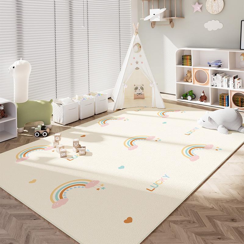 

Ковер в детскую комнату, спальню, мультяшный, для обучения, зона для чтения, напольный коврик, коврик для ползания ребенка, прикроватный ковер, гостиная 200×300cm