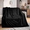 1Pc Dark Floral Blanket Soft And Comfortable Casual Warm Camping Travel Christmas Halloween Xmas Gift M928208