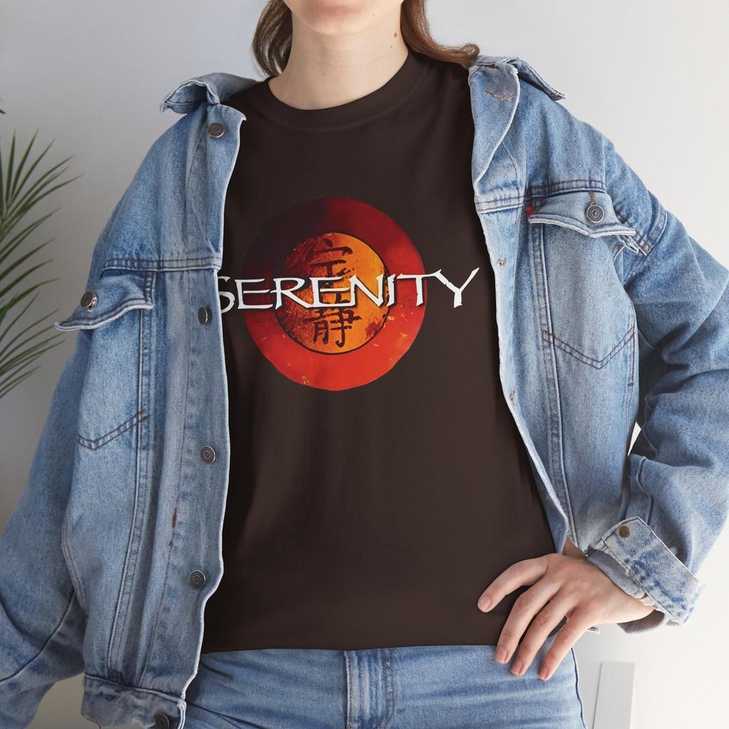 Serenity Ship Firefly Sci-Fi T-Shirt | Heavy Cotton Tee