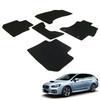 Fenice Car Floor Made in Japan Levorg VM Compatible with Subaru Dial Stays in Place Accessories Mats, (Subaru Series), Hooks, Black, Non-Slip,
