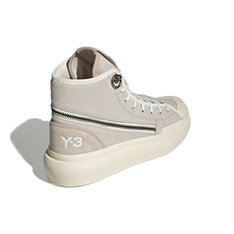 Adidas Y-3 Ajatu Court High Bliss Unisex Sneakers Brown Off-White Cloud-White H05622