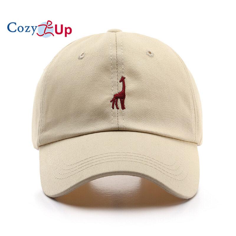

Cozy Up Унисекс Бейсболка Мода Жираф Вышивка Регулируемая