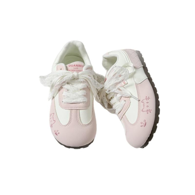 Autumn sweet kitten sports casual shoes flat comfortable college casual versatile
