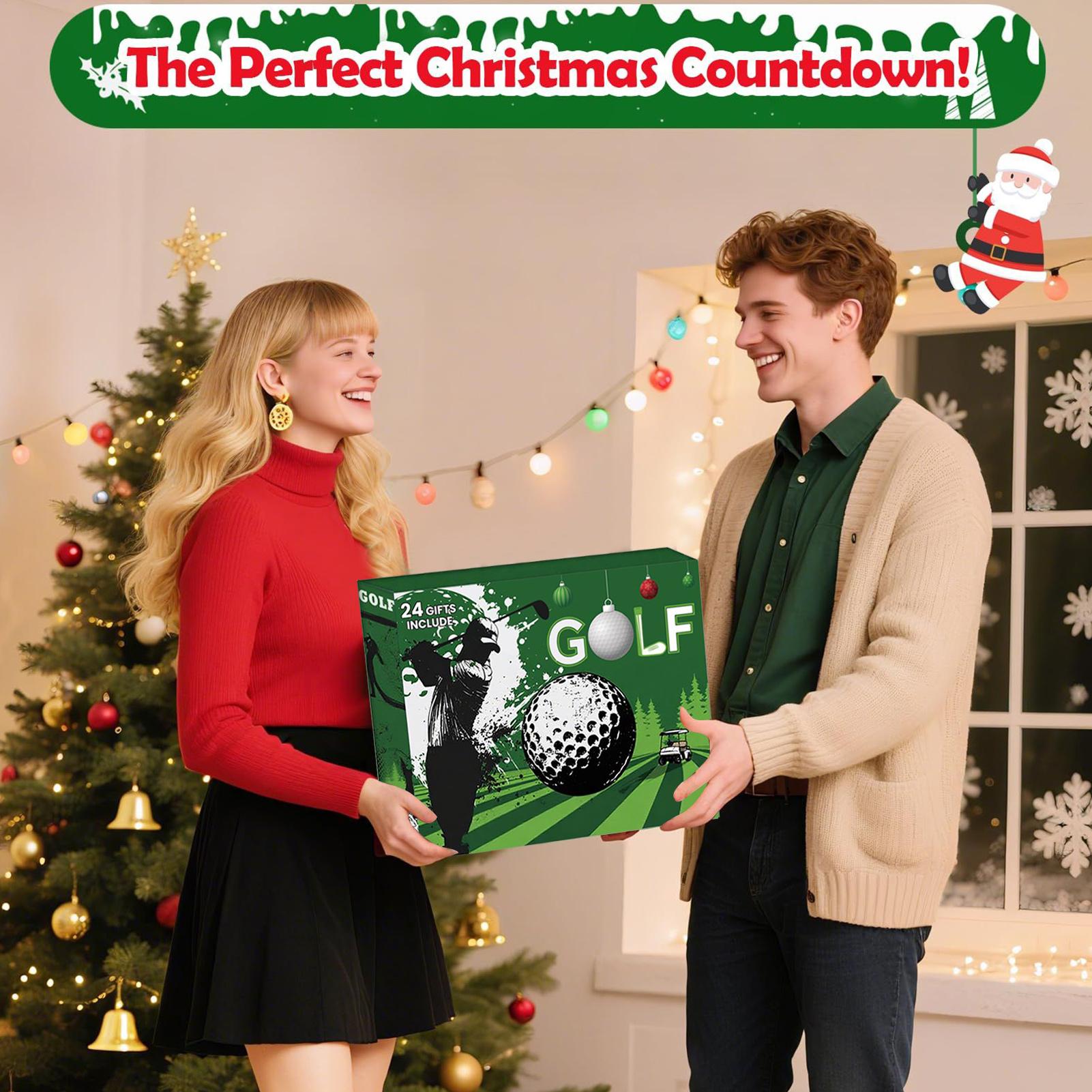 

Christmas Countdown Advent Golf 24 Days Christmas Countdown Calendar Keepsake Home Decor for Birthday Holiday Father s Day L