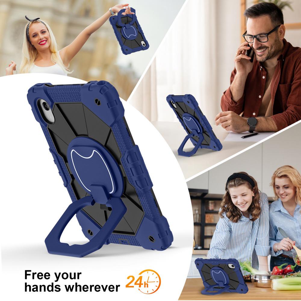 Lenovo Xiaoxinpad M11 2025 11-inch Drop-proof Case with 360° Rotating Stand and Hand Strap