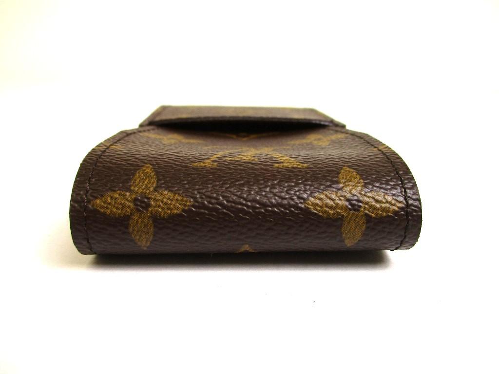 Authentic LOUIS VUITTON Monogram Leather Brown Cigarette Cases #a954  Refurbished