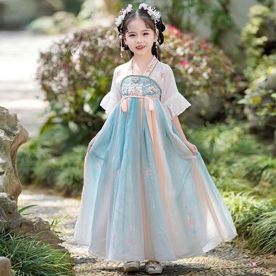 Girls' Summer Hanfu Dress