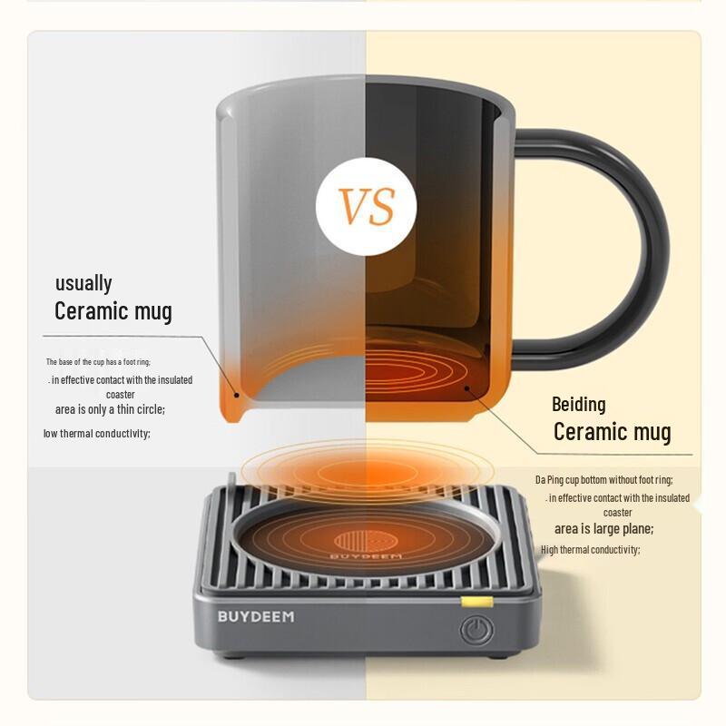 Buydeem 350ml Ceramic Mug with Handle