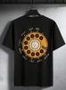 100 Cotton Vintage Dial Phone Summer Printed Round Neck Unisexs Tshirt