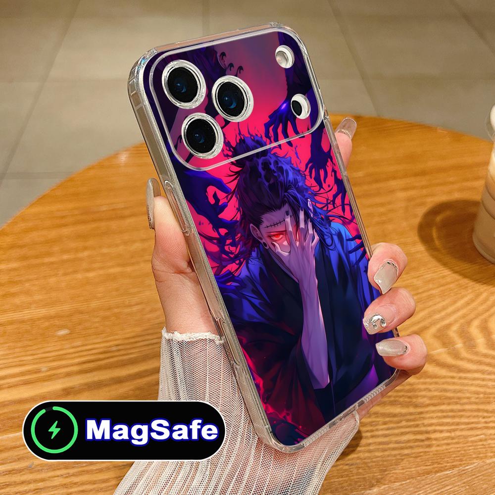

Jujutsu Kaisen Geto Suguru Phone Case for iPhone 17 16 15 14 13 12 11 Air Pro Max Plus Mini Magsafe Clear Colorful Cover Pretty iPhone 11 Pro Max