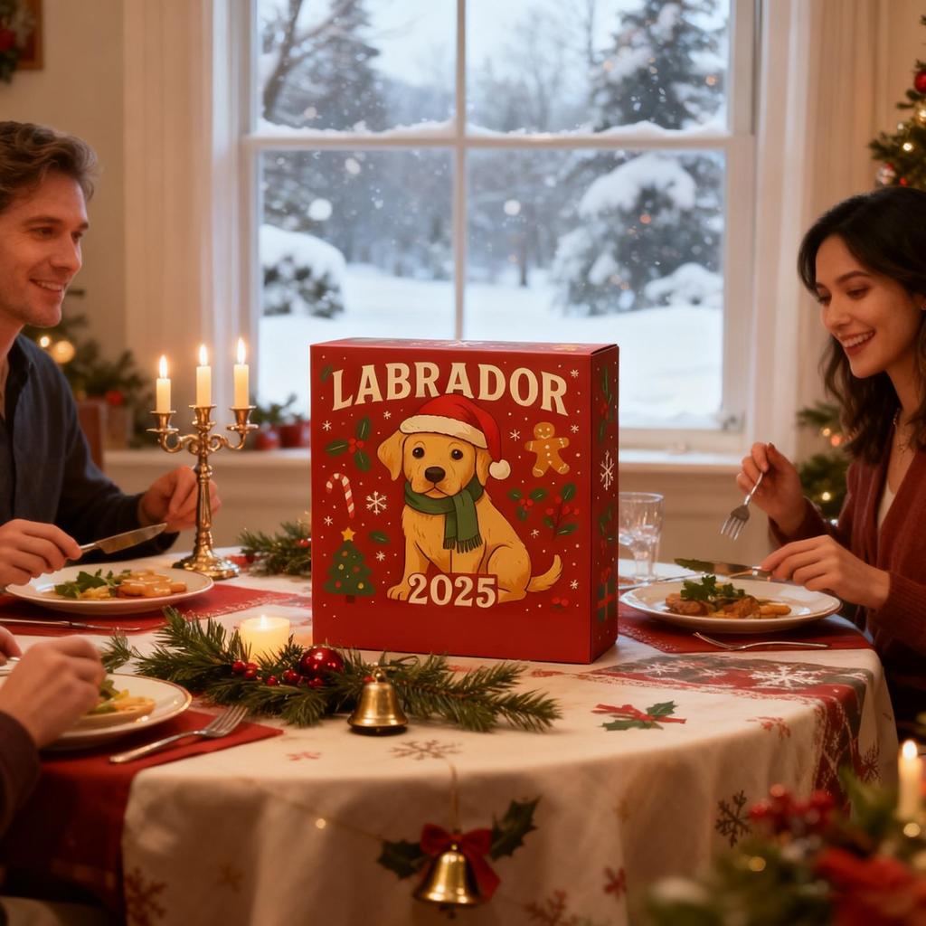 Christmas Dog Advent 2025 2D Acrylic Holiday Decorations 24 Days Dog Ornament Countdown Calendar for Home Tree Car Rearview