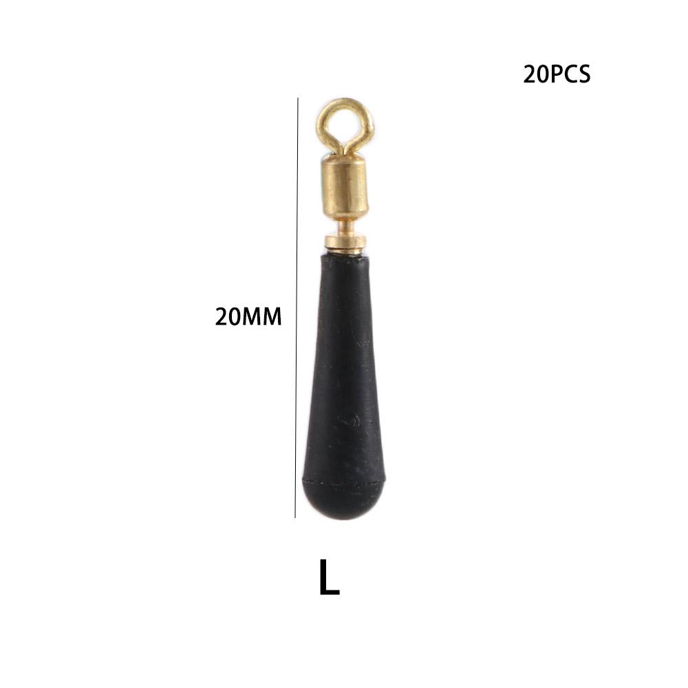 Rubber 20 pcs Accessory Tools Gear Tackle Fishing Gear Rotation Drift Fishing Floats Float seat