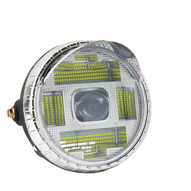 12-80V 21/37/66/114/132/181Beads Tricycle Motorcycle Headlight Waterproof Spot Light Beam Motorbike Fog Lamp LED Spotlight Light