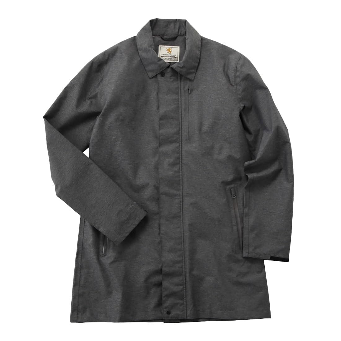 

Велокуртка Kapelmuur, Ветрозащитная и Водоотталкивающая, Водонепроницаемое Полупальто, Меланжевый Серый, Размер XS