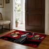 Anime HHellsing Floor Mat Soft Flannel Absorbent Mat Non-Slip Rug Home Bedroom Bathroom