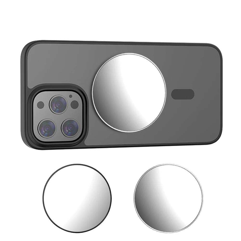 Magnetic Selfie Mirror for Back Camera Phone Reference Mirror Selfie Reflector Selfie Artifact for Apple Magsafe iPhone 15 14 13