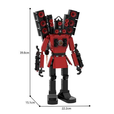 2023 3D Speakerman Children's Block Plastic Game Designer for Teens and Children Skibidi Toilet