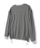 Modernoment Striped Oversized String Long Sleeve [Gray]
