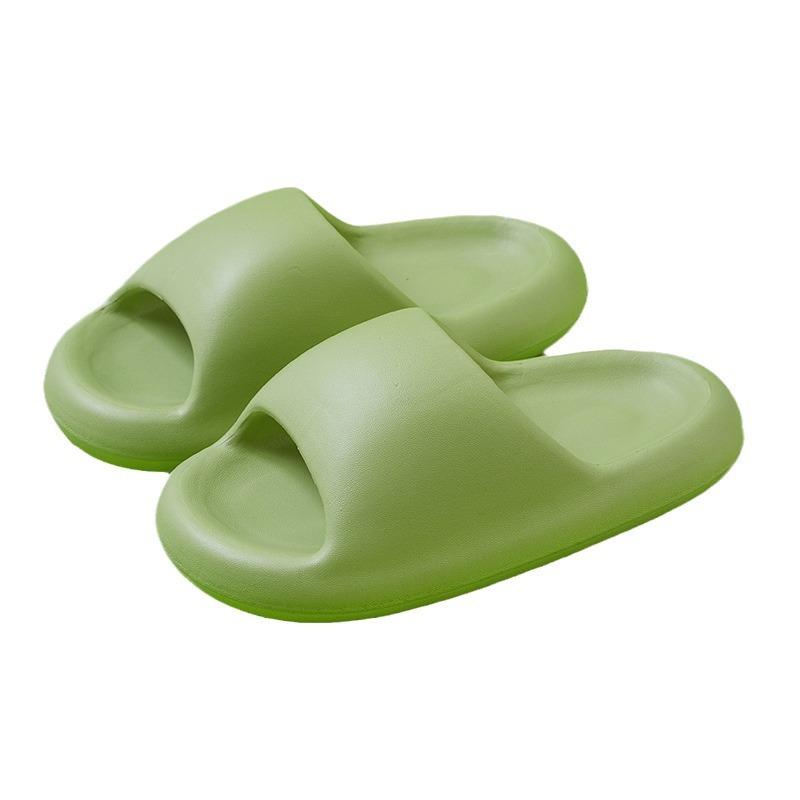 New high-end EVA step-on shit slippers women's summer wear thick-bottomed indoor home sandals bread bathroom