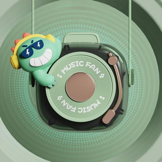 Kleiner Lüfter Cartoon Ente Hase Bär Element Kamera Design Hängeventilator Mehrstufige Windregelung Geräuscharmer Motor Kühlung