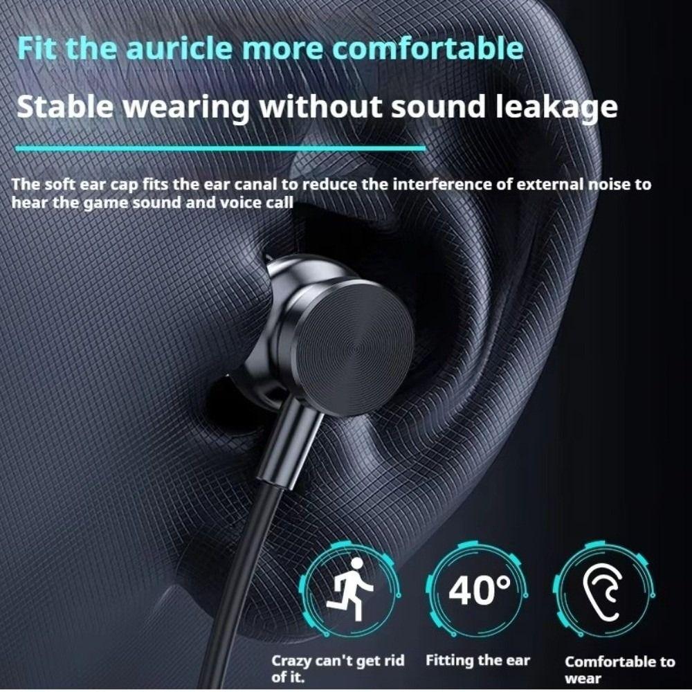 Color Screen Neckband Headsets HiFi Sound Noise Reduction Earbuds Bluetooth Earphones Neck-hanging