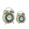 Luminous Metal Silent Alarm Clock, a Battery-Powered Clock for Children's and Students' Bedrooms, Bedside, and Gifts