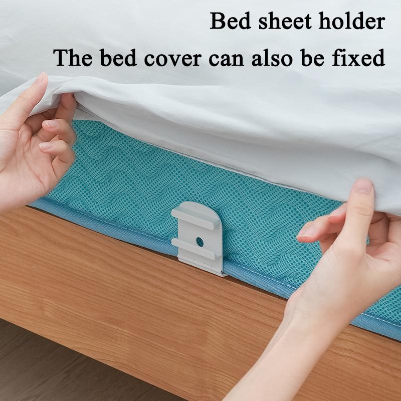 4pcs Multi-Functional Non-slip Bed Sheet Holder Adjustable Plastic Bed Cover Fixing Clip Household Anti-Shift Fasteners Home