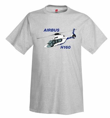 T-Shirt Hélicoptère Bleu Noir Airbus H160