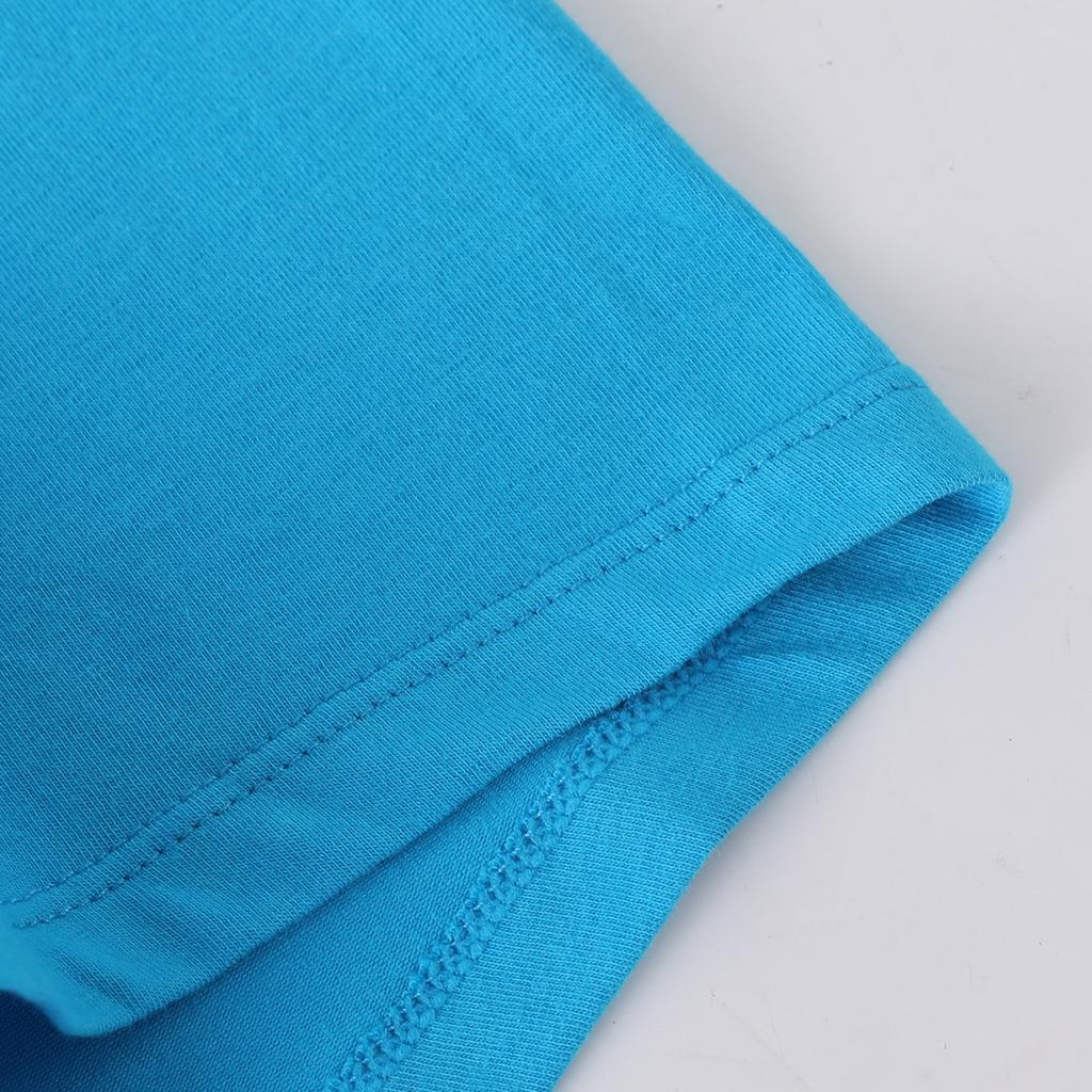 Puma Solid Color Mid-Rise Antibacterial Boxer Shorts Comfortable Breathable Four-Pack Men Underwear Sky-Blue 701237600-2