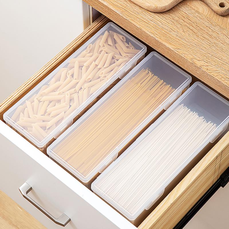 1560ML Extra-Large Sealed Noodle Storage Box with Lid for Kitchen and Fridge