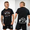 Red Outline Gym Fitness Training Oversized Retro T-Shirt Cotton Graphic Tee Men Women Summer St