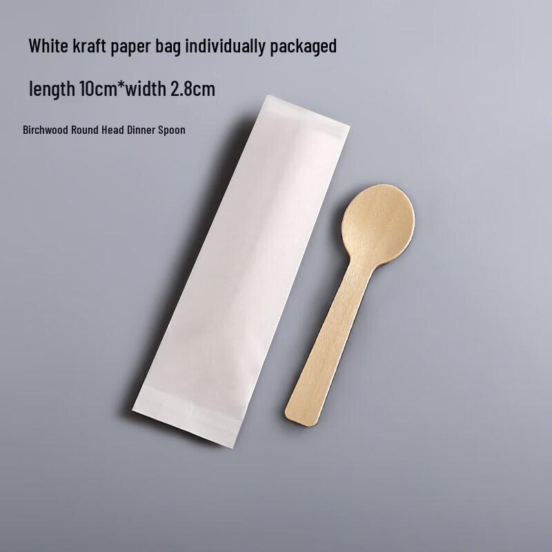 Eco-Friendly Small Wooden Disposable Spoons