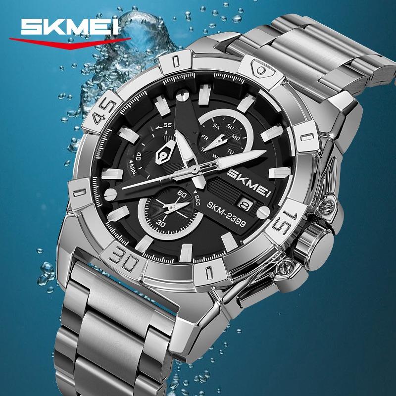 Business men's watch waterproof high-end men's watch luminous chronograph quartz watch