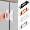Cabinet Handle Easy Installation No Drill Adhesive Backing Smooth Ergonomic Grip Sliding Doors Wardrobes Drawers Handle