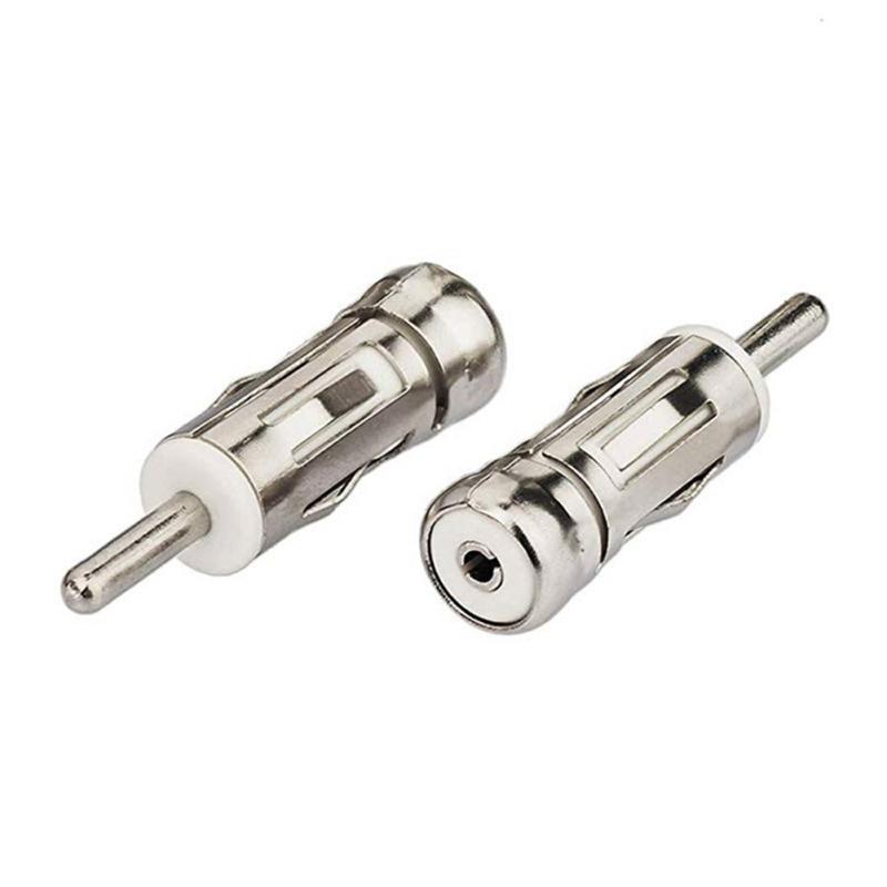 Antenna Adapter Universal Car Vehicle Aerial Antenna Mast Adapter Stereo Radio ISO To Din Metal Alloy Mast Adapter Connector