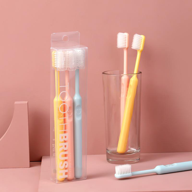 Zestaw szczoteczek do zębów Candy Color Soft Bristle z etui dla dorosłych i par