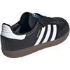 adidas Originals Samba Og Leather Versatile Comfortable Durable Low-Top Kids Skate Shoes Kids Sneaker Core-Black JQ6390