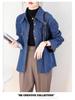 Dam Höst 2025 Retro Tvättad Denimjacka: Koreanskt inspirerad lös långärmad skjorta i Hongkongstil