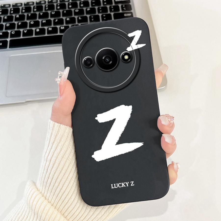 For Xiaomi Redmi A3 Back Cover Popular Letter Protector Soft Silicone Phone Cases For RedmiA3 A 3 4G Xiaomi Poco C61 Funda