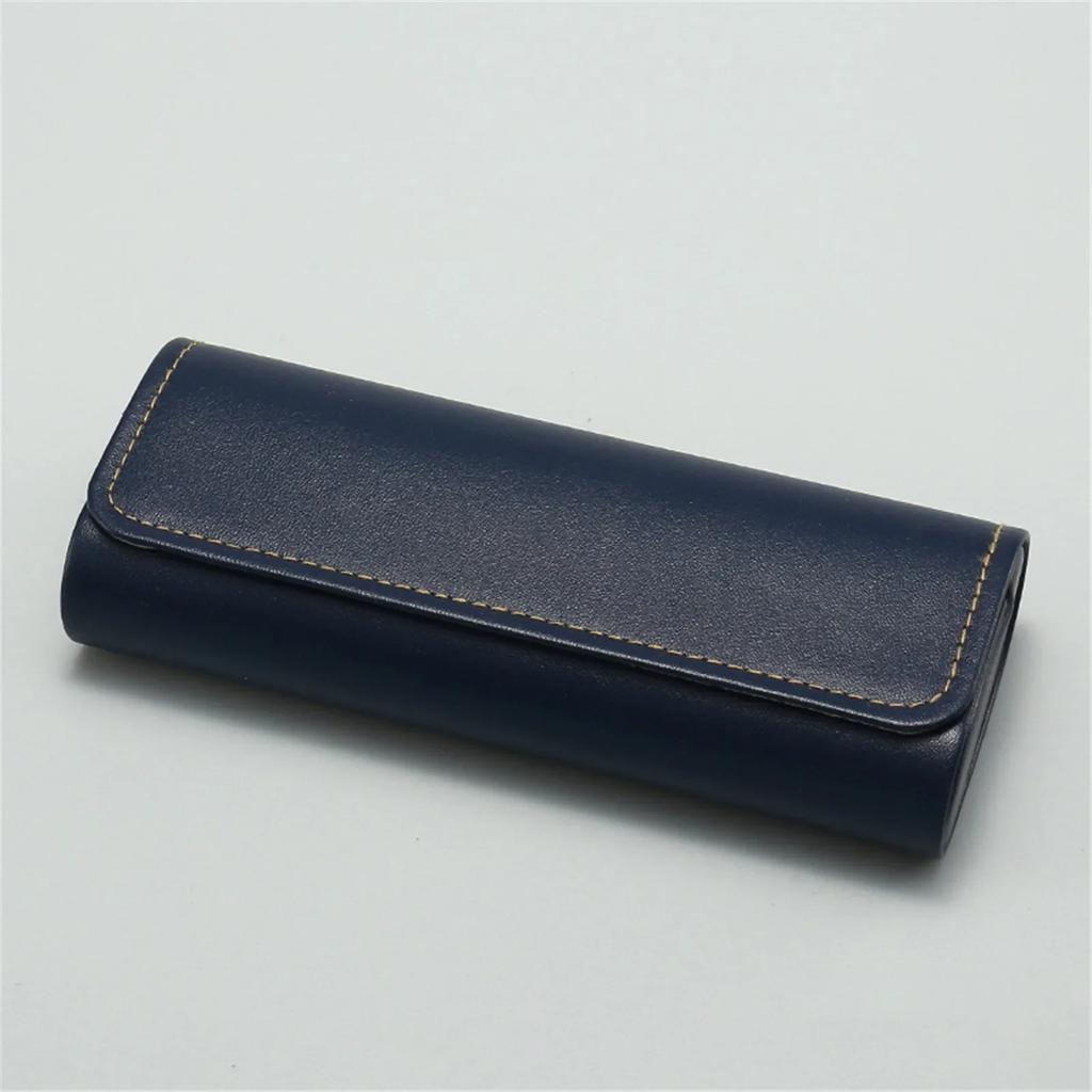 Vintage Pu Leather Glasses Case 3D Glasses Holder Eyewear Storage Box Personality Myopia Sunglasses Container Gift