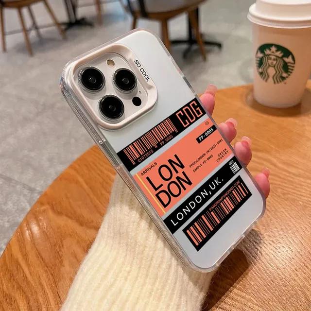 

Для чохла iPhone 16 15 14 13 12 11 Pro 15Pro 16Pro XS X S Max XR SE 2020 2022 7 8 Plus iPhone15 Чохол для телефону Apple CDG iPhone 16 Pro Max білий