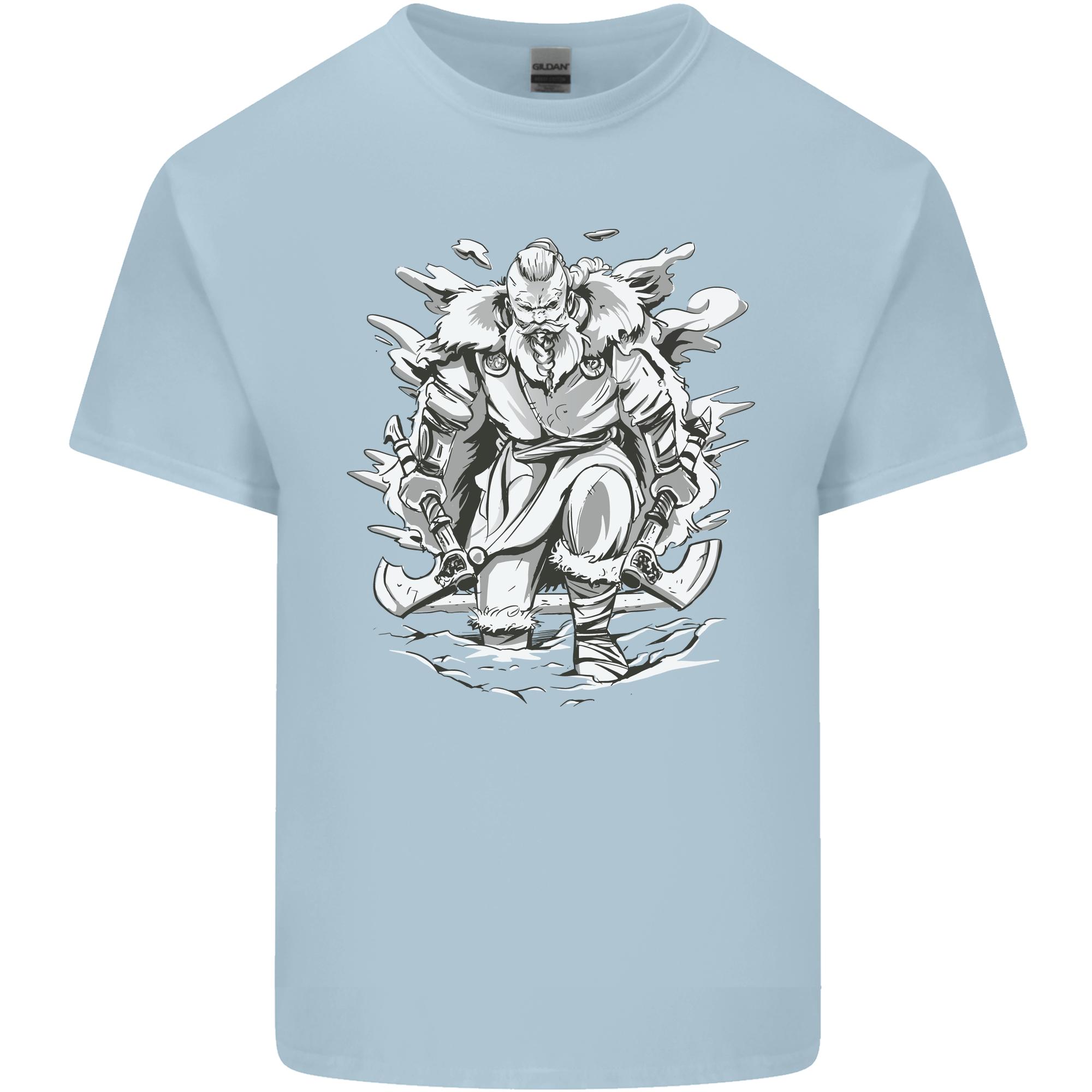 Viking Warrior Valhalla Odin Axe Gym God Unisexs Light Cotton TShirt S
