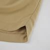 Summer Y2K Shorts Set Sexy Khaki Strapless Top High Waisted Wide Leg Shorts Set for Women's Summer Elegant Casual 2 Piece Sets