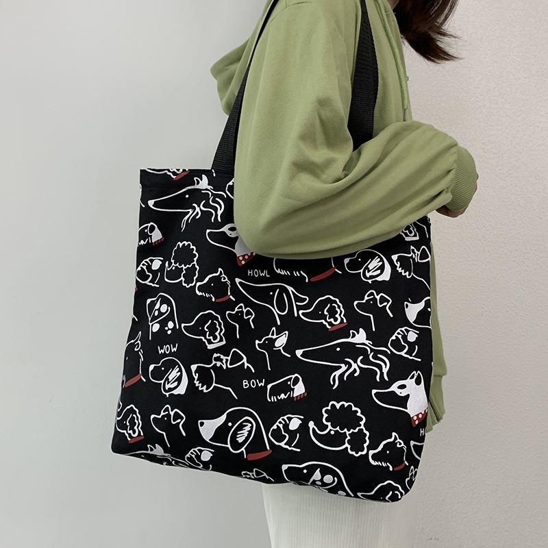 Canvas Bag Women Outing Travel Large Capacity Handbag Bags