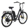 Spatial Elite Women’ Electric Bike With TowSeat 250W Motor 36V13AH Battery 26 Inch Road Tires Multi Terrain Electric Bike Outdoor Riding E-Bike