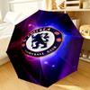 Football Club Emblem lion Umbrella 8-Frame for Travel, camping, Casual Lightweight Portable Umbrella, Essential for every family Holidays Gift